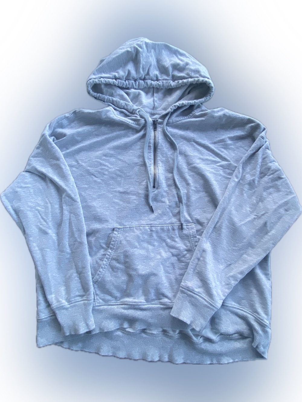 aerie 1/4 zip Pullover with Hood